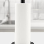 Wood table top on blur kitchen counter (room)background.